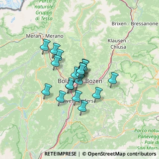 Mappa Via De' Medici Claudia, 39100 Bolzano BZ, Italia (8.95421)