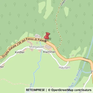 Mappa Via dell'Artigianato, 71, 39010 Senale-San Felice, Bolzano (Trentino-Alto Adige)