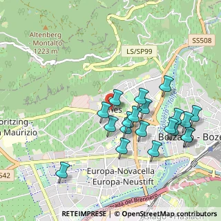 Mappa Piazza Gries, 39100 Bolzano BZ, Italia (0.9615)