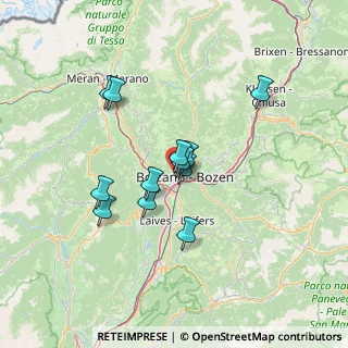 Mappa Via Vittorio Veneto, 39100 Bolzano BZ, Italia (10.74333)