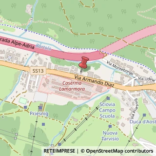 Mappa Via Armando Diaz, 33018 Tarvisio UD, Italia, 33018 Tarvisio, Udine (Friuli-Venezia Giulia)