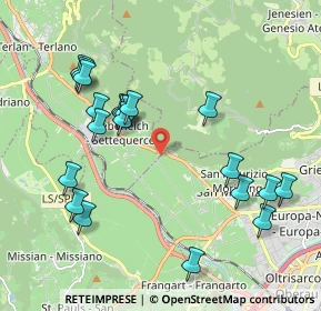 Mappa Via Castel Greifenstein, 39018 Terlano BZ, Italia (2.073)