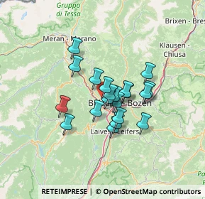 Mappa Via Castel Greifenstein, 39018 Terlano BZ, Italia (8.935)