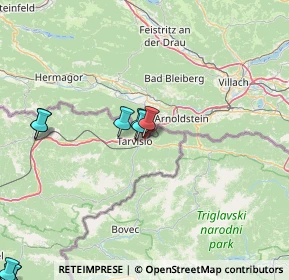 Mappa A23 Palmanova - Udine - Tarvisio, 33018 Tarvisio UD, Italia (31.86938)
