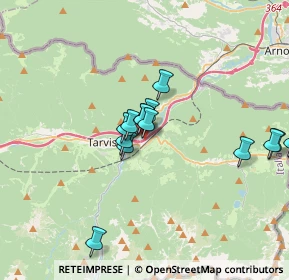 Mappa A23 Palmanova - Udine - Tarvisio, 33018 Tarvisio UD, Italia (3.296)