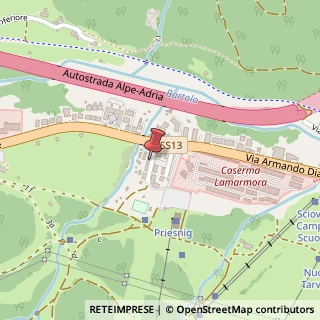 Mappa Via degli Alpini, 15, 33018 Tarvisio, Udine (Friuli-Venezia Giulia)