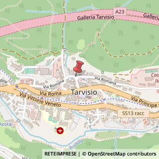 Mappa Via romana 33, 33018 Tarvisio, Udine (Friuli-Venezia Giulia)