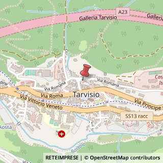 Mappa Via Roma, 93, 33018 Tarvisio, Udine (Friuli-Venezia Giulia)