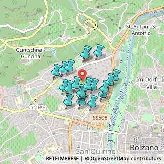 Mappa Vicolo Lageder, 39100 Bolzano BZ, Italia (0.2925)