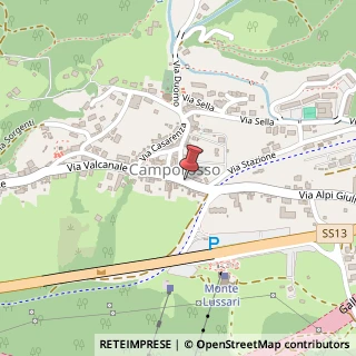 Mappa Via Valcanale, 104, 33018 Camporosso In Valcanale UD, Italia, 33018 Tarvisio, Udine (Friuli-Venezia Giulia)