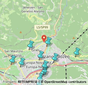 Mappa Via della Torre, 39100 Bolzano BZ, Italia (2.77)