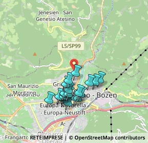 Mappa Via della Torre, 39100 Bolzano BZ, Italia (1.584)