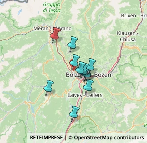 Mappa Via Mondschein, 39018 Terlano BZ, Italia (8.71909)