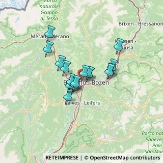 Mappa Via delle Fucine, 39100 Bolzano BZ, Italia (9.23882)