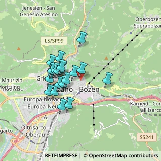 Mappa Via Cavour, 39100 Bolzano BZ, Italia (1.399)