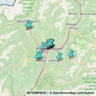 Mappa Via Giannantonio Manci, 39100 Bolzano BZ, Italia (7.485)
