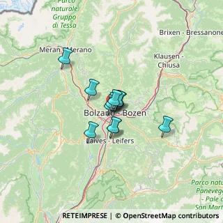 Mappa Via Giannantonio Manci, 39100 Bolzano BZ, Italia (7.17818)