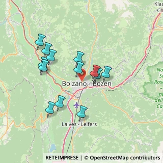 Mappa Via Giannantonio Manci, 39100 Bolzano BZ, Italia (6.56769)