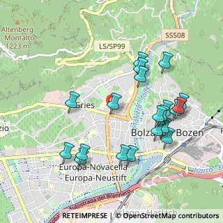 Mappa Via Giannantonio Manci, 39100 Bolzano BZ, Italia (1.003)