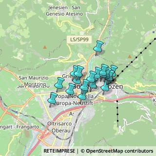 Mappa Via Giannantonio Manci, 39100 Bolzano BZ, Italia (1.2315)