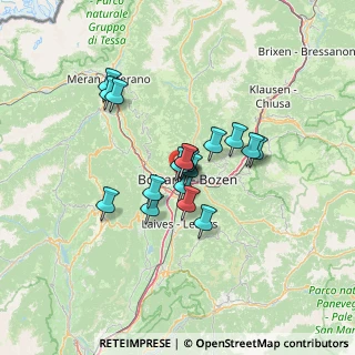 Mappa Strada Rio Molino, 39100 Bolzano BZ, Italia (9.31278)