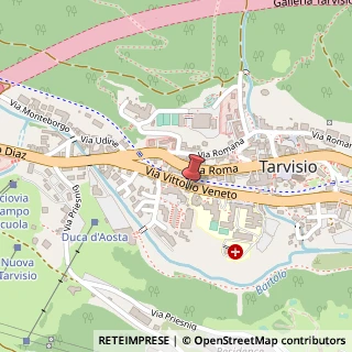 Mappa Via Vittorio Veneto, 64, 33018 Tarvisio, Udine (Friuli-Venezia Giulia)