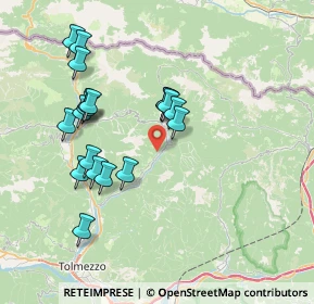 Mappa Via castoia, 33027 Paularo UD, Italia (7.13737)