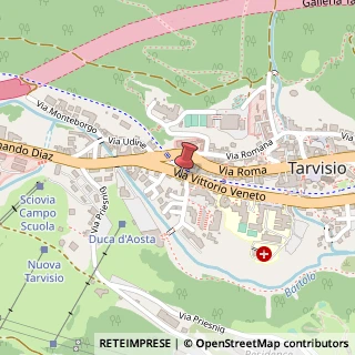 Mappa Via Vittorio Veneto, 26, 33018 Tarvisio, Udine (Friuli-Venezia Giulia)