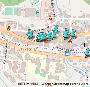 Mappa Via Roma, 33018 Tarvisio UD, Italia (0.089)