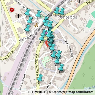 Mappa Via Marconi, 33016 Pontebba UD, Italia (0.1)