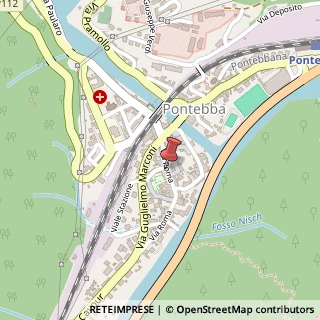 Mappa Via Roma,  23, 33016 Pontebba, Udine (Friuli-Venezia Giulia)