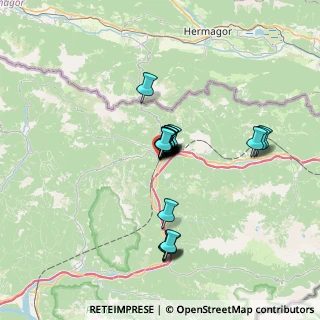 Mappa Via Marconi, 33016 Pontebba UD, Italia (4.447)