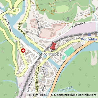 Mappa Via Giuseppe Verdi, 3, 33016 Pontebba, Udine (Friuli-Venezia Giulia)