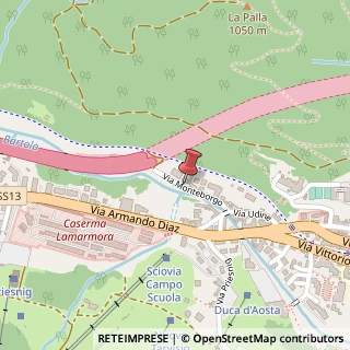 Mappa Via Monte Borgo, 48-50, 33018 Tarvisio, Udine (Friuli-Venezia Giulia)