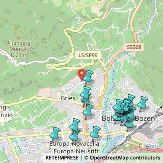 Mappa Via Fago, 39100 Bolzano BZ, Italia (1.3135)