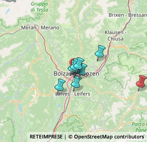 Mappa Via Fago, 39100 Bolzano BZ, Italia (14.89727)