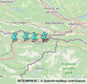 Mappa Largo Piave, 33018 Tarvisio UD, Italia (10.7375)