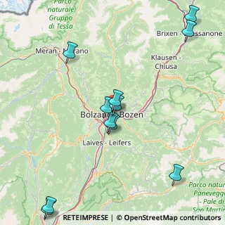 Mappa Via Sant'Osvaldo, 39100 Bolzano BZ, Italia (18.79091)
