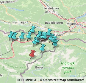 Mappa Via Officine, 33018 Tarvisio UD, Italia (8.8195)