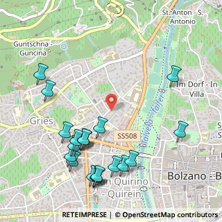 Mappa Via Montello, 39100 Bolzano BZ, Italia (0.6145)