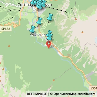 Mappa Località Socol, 32043 Cortina d'Ampezzo BL, Italia (3.1455)