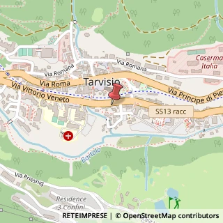 Mappa Via Vittorio Veneto, 90, 33018 Tarvisio, Udine (Friuli-Venezia Giulia)