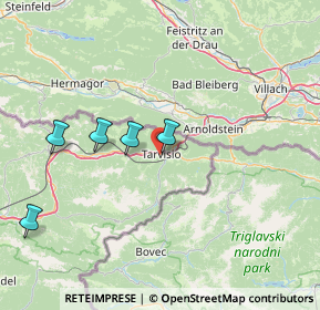 Mappa Via Rododendro, 33018 Tarvisio UD, Italia (14.036)