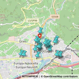 Mappa Via Luigi Cadorna, 39100 Bolzano BZ, Italia (0.818)