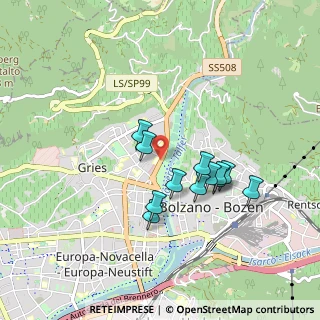 Mappa Via Luigi Cadorna, 39100 Bolzano BZ, Italia (0.74083)