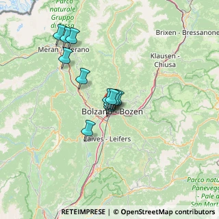 Mappa Via Luigi Cadorna, 39100 Bolzano BZ, Italia (10.13833)