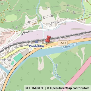 Mappa Via 4 Novembre, 13, 33016 Pontebba, Udine (Friuli-Venezia Giulia)