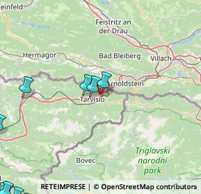 Mappa A23 Autostrada Palmanova-Tarvisio, 33018 Tarvisio UD, Italia (34.43188)