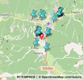 Mappa Viale Artigianato, 33020 Sutrio UD, Italia (1.509)