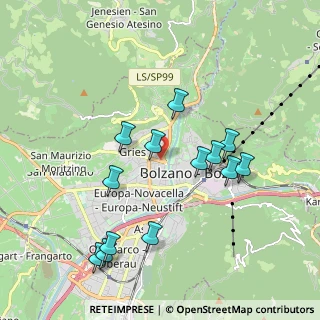 Mappa Via IV Novembre, 39100 Bolzano BZ, Italia (1.88923)
